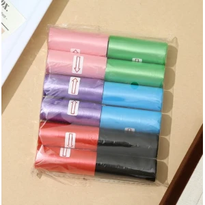 ieg™ 12 li Köpek Dışkı Poşet Düz Renkli Set