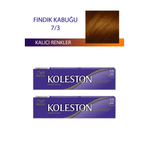 ieg™ 2 Adet Single Tüp Boya Saç Boyası Fındık Kabuğu 7/3