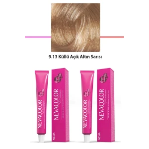 İEG 2 li Set Premium 9.13 Küllü Açık Altın Sarısı - Kalıcı Krem Saç Boyası 2 X 50 g Tüp