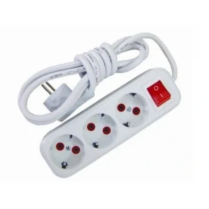 ieg™ 2 Mt Kablolu Anahtarlı 3 Lü Topraklı Grup Priz