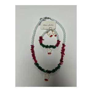 ieg™ 2026 Yılbaşı Doğaltaş Set Kolye