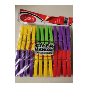 ieg™ 24 Plastik Çilek Mandal -L003