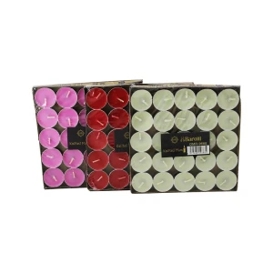ieg™ 25pcs Renkli Yuvarlak Tea Light Mum
