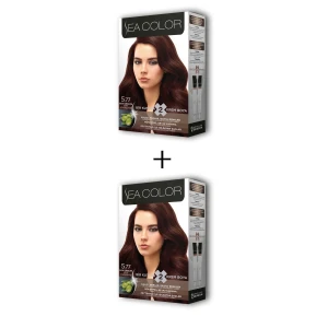 İEG 2X2 Tüp Krem Saç Boyası Seti Sıcak Çikolata No:5.77