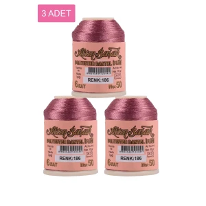 ieg™ 3 Adet Altınbaşak Oya ve Dantel İpi 20 gr -  - No: 186