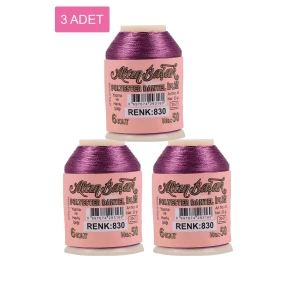 ieg™ 3 Adet Altınbaşak Oya ve Dantel İpi 20 gr -  - No: 830