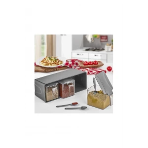 ieg™ 3 Lü Baharatlık Set Duvar Askılı -L677