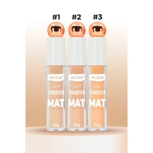 ieg™ 3lü Mat Bitişli Likit Fondöten Seti