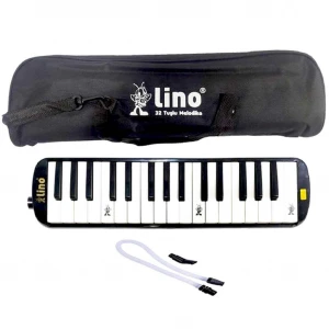 ieg™ 32 Tuşlu Bez Çantalı Melodika Siyah