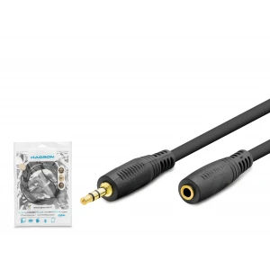 3.5 Mm Aux Uzatma Kablosu 3 M - Siyah HDX1019