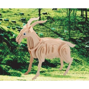 ieg™ 3D Ahşap Puzzle - Keçi