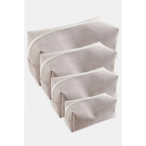 ieg™ 4 Adet El Tutmalı Makyaj Çantası - KZM -