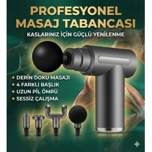 ieg™ 4 Başlıklı 6 Kademeli Titreşimli Şarjlı Mini Masaj Aleti