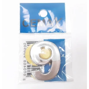ieg™ 4 Cm Plastik Krom Kaplama Kapı Numarası - 9