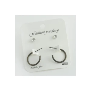 ieg™ 4lü Ezme Halka Küpe (2 cm)