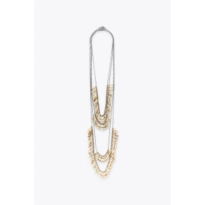 ieg™ 4LÜ METAL PLAKA KOLYE - Altın