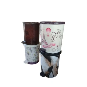 İEG 4 No 22lt Desenli Çöp Kovası -MRD154