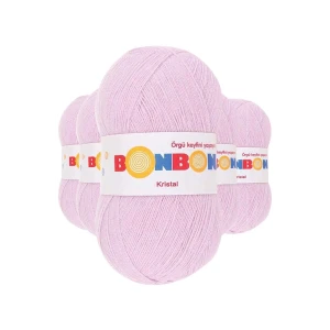 İEG 5 Adet Kristal El Örgü Lif İpi Lila 98332