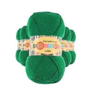 İEG 5 Adet Lüks Patik İpi Yünü Canlı Yeşil 98596