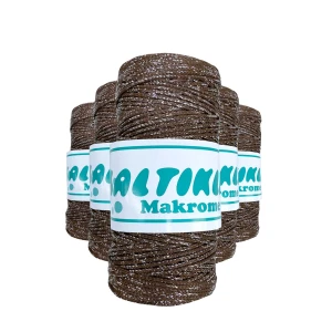 ieg™ 5 Adet Polyester Simli Makrome İpi SG-2080
