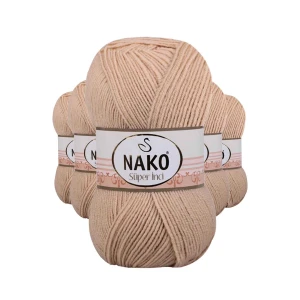 İEG 5 Adet Süper İnci El Örgü İpi 100 gr Deve Tüyü 219