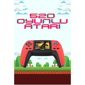 ieg™ 520 Retro Oyunlu El Konsolu Atari Oyun Konsolu Taşınabilir