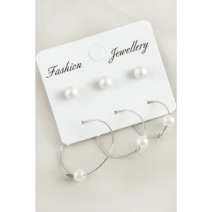 ieg™ 6 Adet İnci Halka Küpe 2,5 cm