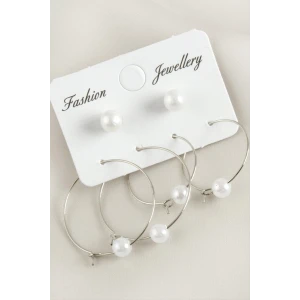 ieg™ 6 Adet İnci Halka Küpe 2,5 cm