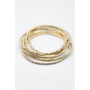 İEG® 6lı Lastikli Bileklik - Altın