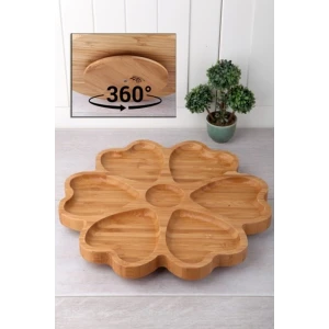 İEG 7 Bölmeli Dönerli Bambu Sunum -BLS KDS3030