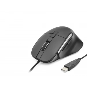 ieg™ 7D Ergonomi̇k Kablolu Ofi̇s Mouse 3600 Dpi - Siyah ND1209B