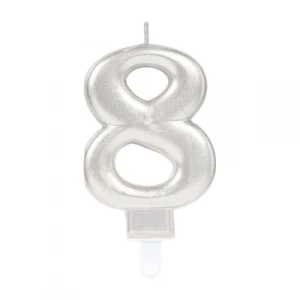 ieg ™ 8 Rakamı Mum Gümüş Renk