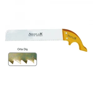 IEG Abaylar Orta Diş El Testere 12 No - Ahşap Sap