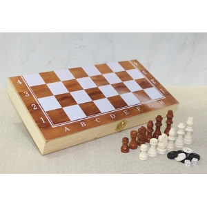 ieg™ Ahşap Kutulu Satranç Model 1