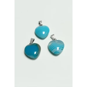 ieg™ Akik Kalpli Doğaltaş Kolye Ucu Küçük 1,5 cm