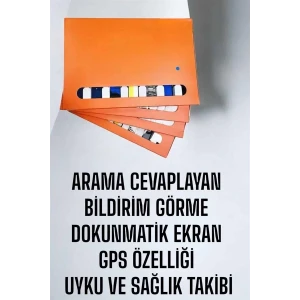 ieg™ Akıllı Saat 7 Kordonlu Bildirim Görebilen Metal Kordon GPS Özelliği