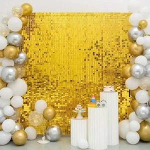 ieg™ Altın Gold Renk Fon Perde Dekor