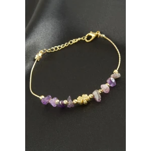 ieg™ Amatist Kırık Doğaltaş Bileklik