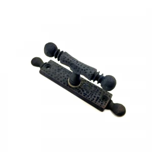 IEG Antika Tarz Dekoratif Pirinç Misket Pencere Kolu - 165x32 mm, Oksit