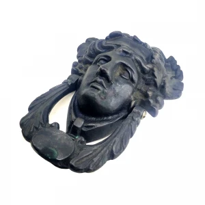 IEG Antika Tarz Dekoratif Pirinç Sezar Kapı Tokmağı, Taktak - Oksit