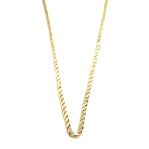 İEG Arpa Zincir Kolye-45 cm - Altın