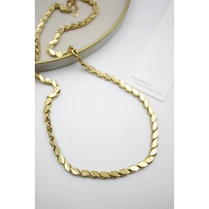 İEG® Arpa Zincir Kolye - Altın