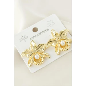 ieg™ Ay Çiçeği Metal Küpe