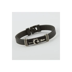 ieg™ Ay Yıldız Kaliteli Suni Deri Bileklik