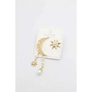 ieg™ Ay Yıldız Küpe - Altın