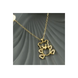 ieg™ Ayıcık Zirkon Taşlı Trend Kolye