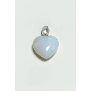 ieg™ Aytaşı Kalpli Doğaltaş Kolye Ucu Küçük 1,5 cm