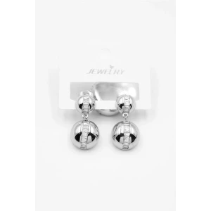 ieg™ Baget Taşlı Küpe - Gümüş