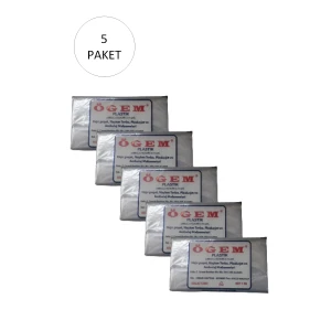 İEG Bakkaliye Naylon Torba Beşlik 30x52 cm 1 kg 5 Paket (Takriben 525 Adet)