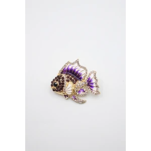 ieg™ Balık Broş - Mor